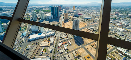 view from atop the Stratosphere Tower