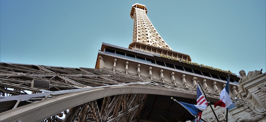 street view of the Vegas Eiffel Tower Deck